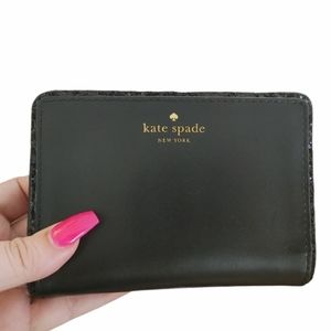 Kate Spade Seton Drive Tellie Black Leather Bifold Wallet